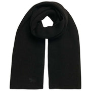 Superdry & Co Black Soft Rib Knit Scarf