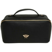 Alice Wheeler London Black Luxury Travel Train Case