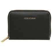Alice Wheeler London Black Sloane Zip Purse