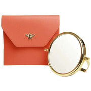 Alice Wheeler London Orange Travel Mirror and Case