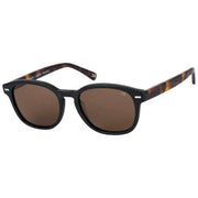 Botaniq Black Vintage Distinct Square Sunglasses