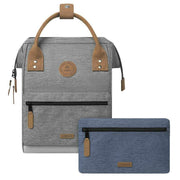 Cabaia Grey Adventurer Melange Small Backpack
