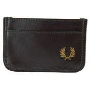 Fred Perry Black Coated Card Holder