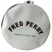 Fred Perry Burgundy Classic Barrel Bag