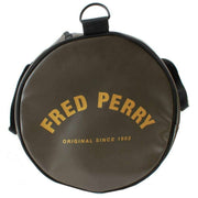 Fred Perry Green Tonal Barrel Bag