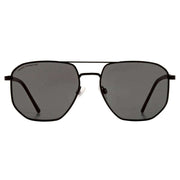 French Connection Black Metal D-Frame Sunglasses