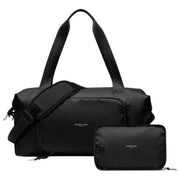 Gaston Luga Black Lightweight Packable Duffel Bag