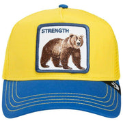 Goorin Bros Blue Strong Bear Fab Farm Trucker Hat