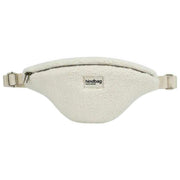 Hindbag White Sasha Large Teddy Bum Bag