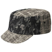 Kangol Black Denim Mashup Army Cap