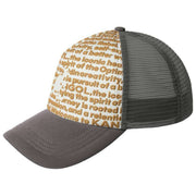 Kangol Grey Fine Print Trucker Hat