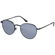 O'Neill Black Vintage Round Metal Sunglasses