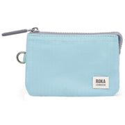 Roka Blue Carnaby Small Recycled Nylon Ripstop Wallet