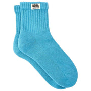 Roka Blue Windsor Solid Crew Socks