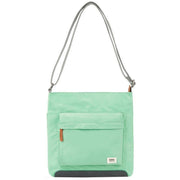 Roka Green Kennington B Medium Recycled Nylon Crossbody Bag