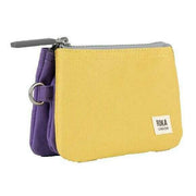 Roka Purple Carnaby Small Creative Waste Two Tone Recycled Canvas Wallet