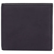 Smith and Canova Black Smooth Leather Bi-Fold Wallet
