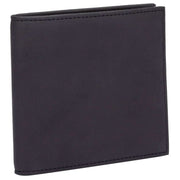 Smith and Canova Black Smooth Leather Bi-Fold Wallet