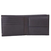 Ted Baker Black Harrvee Bifold and Coin Leather Wallet