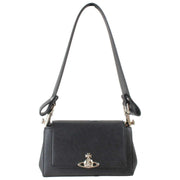 Vivienne Westwood Black Hazel Saffiano Small Handbag