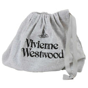 Vivienne Westwood Black Louise Saffiano Heart Crossbody Bag