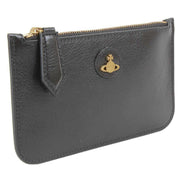 Vivienne Westwood Black Polished Leather Card Pouch