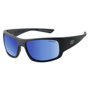 Dirty Dog Black Gorilla Satin Mirror Polarised Sunglasses