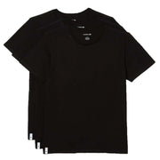 Lacoste Black Classic Crew Neck 3 Pack T-Shirts