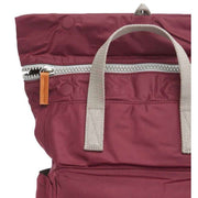 Roka Burgundy Canfield B Medium Sustainable Nylon Backpack