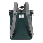 Roka Green Finchley A Medium Sustainable Canvas Backpack