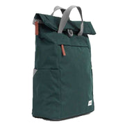 Roka Green Finchley A Medium Sustainable Canvas Backpack