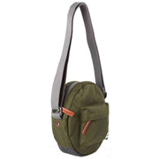 Roka Green Paddington B Small Sustainable Canvas Crossbody Bag