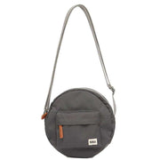 Roka Grey Paddington B Small Sustainable Canvas Crossbody Bag