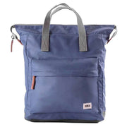 Roka Navy Bantry B Medium Sustainable Nylon Backpack