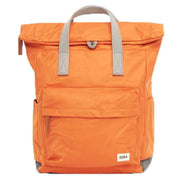 Roka Orange Canfield B Medium Sustainable Nylon Backpack