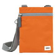 Roka Orange Chelsea Sustainable Nylon Pocket Sling Bag