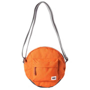 Roka Orange Paddington B Small Sustainable Canvas Crossbody Bag