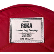 Roka Red Paddington B Small Sustainable Nylon Crossbody Bag