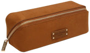 Alice Wheeler London Tan Kensington Small Suede Train Case