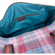 maccessori-pink-harris-tweed-barrel-holdall-bag-34629342