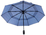 Roka Navy Waterloo Recycled Nylon Umbrella