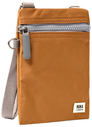 Roka Brown Chelsea XS Recycled Nylon Crossbody Bag