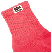 Roka Pink Windsor Solid Crew Socks
