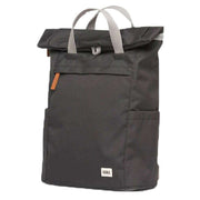 Roka Grey Finchley A Medium Sustainable Canvas Backpack
