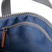 Roka Blue Finchley A Medium Sustainable Canvas Backpack