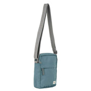 Roka Blue Bond Recycled Canvas Crossbody Bag