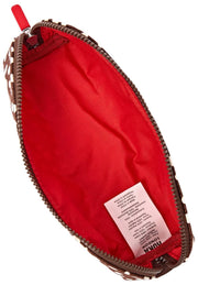 Roka Brown Tate Small Cotton Canvas Pouch