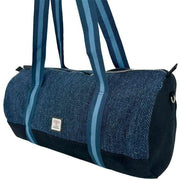 maccessori-navy-harris-tweed-barrel-holdall-bag-34629353