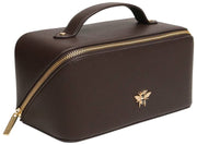 Alice Wheeler London Brown Luxury Train Case