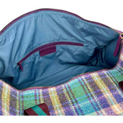 maccessori-blue-harris-tweed-barrel-holdall-bag-34629369